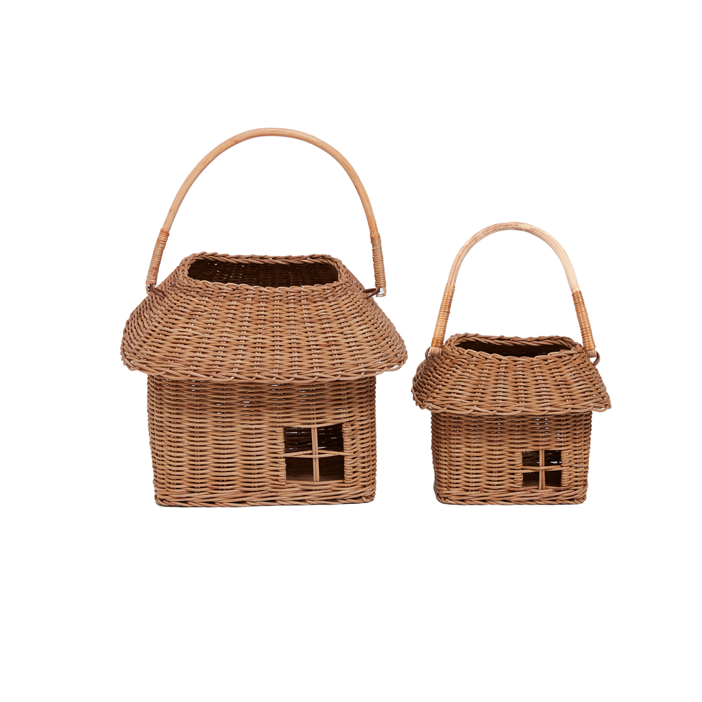 Rattan Hutch Basket - Big