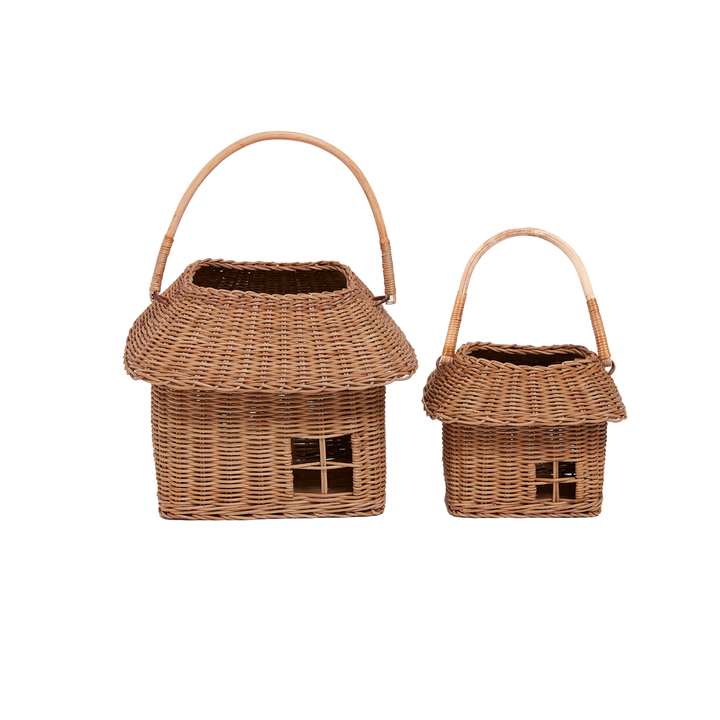 Olli Ella Rattan Hutch Basket - Big