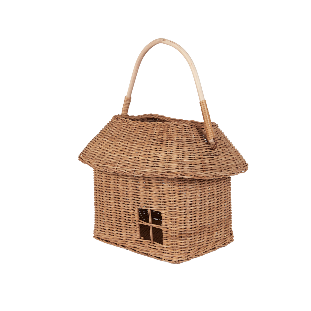 Rattan Hutch Basket - Big