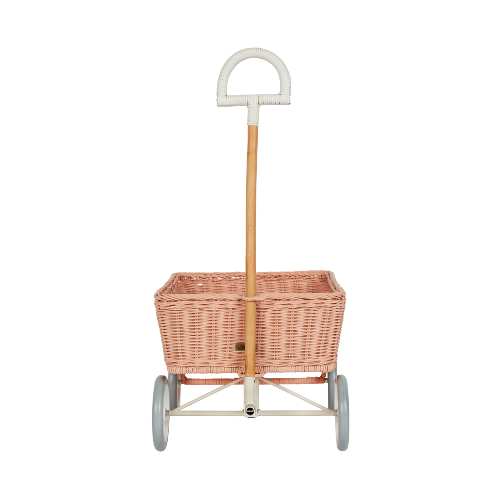 Rattan Wonder Wagon - Rose