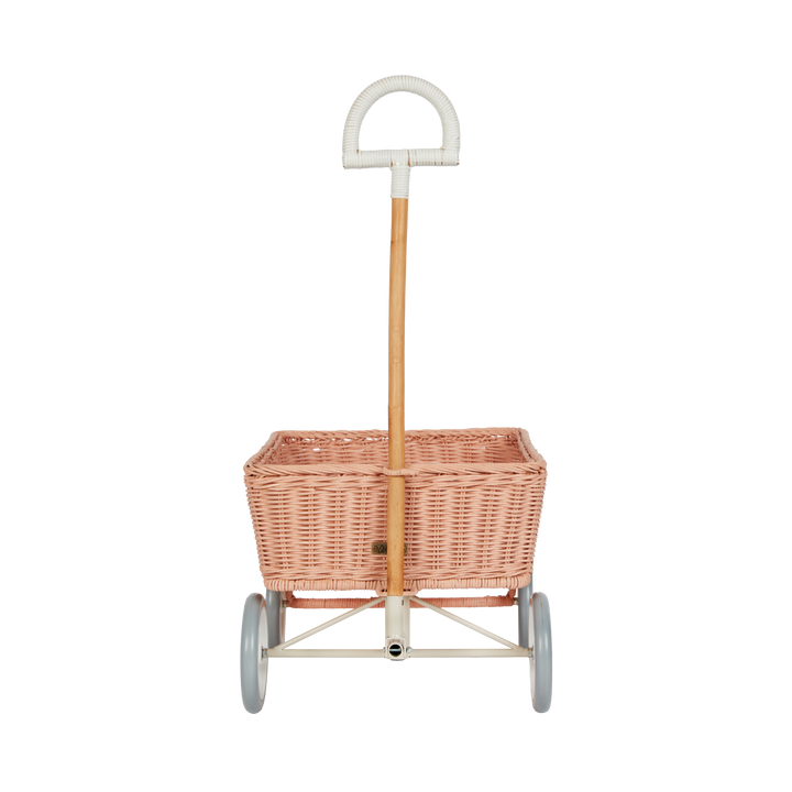 Olli Ella Rattan Wonder Wagon - Rose