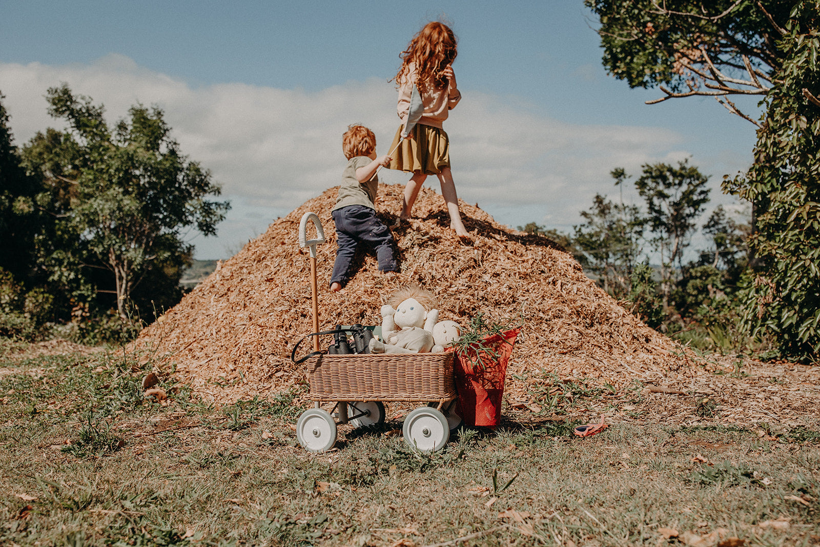 Rattan Wonder Wagon - Natural