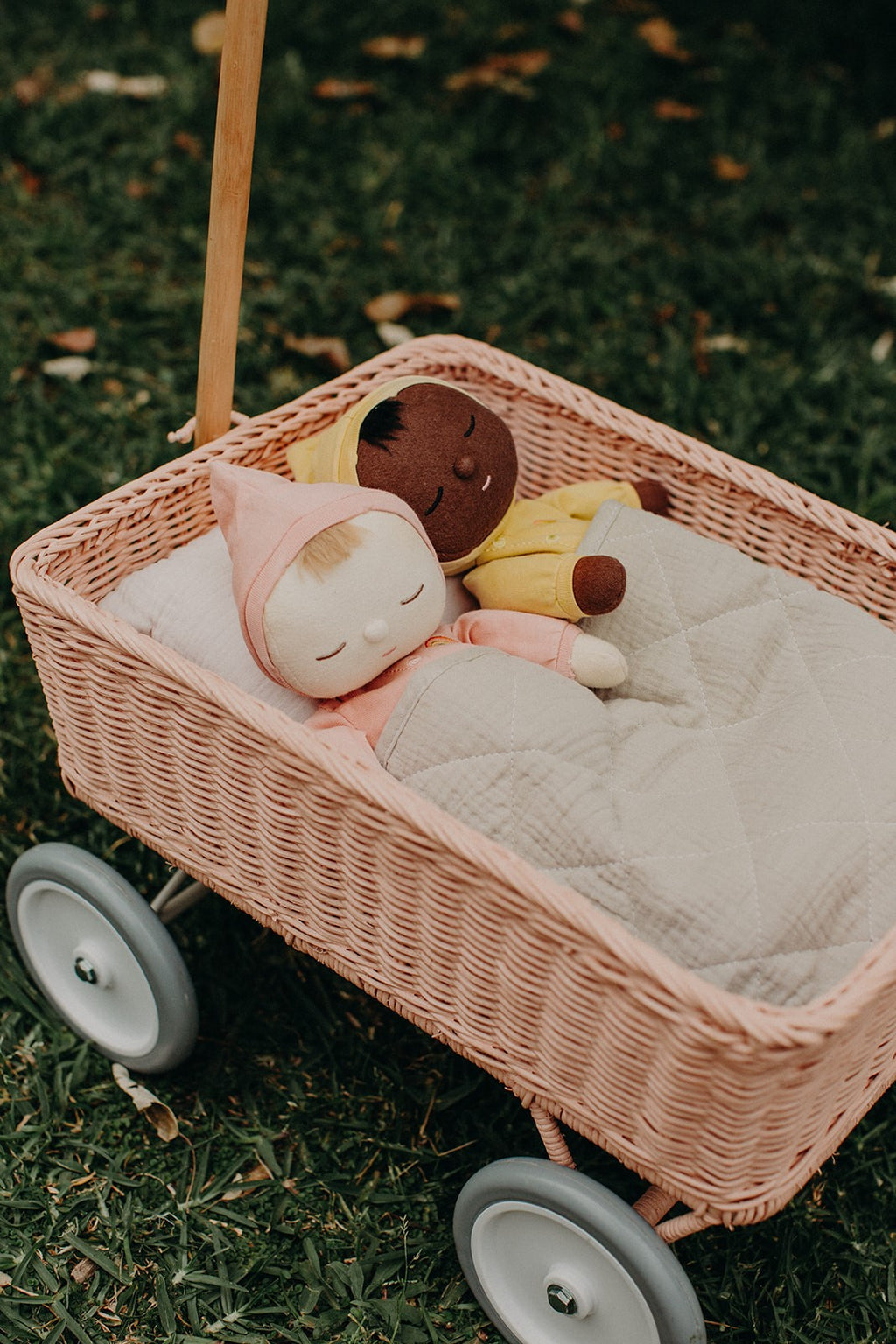 Rattan Wonder Wagon - Rose