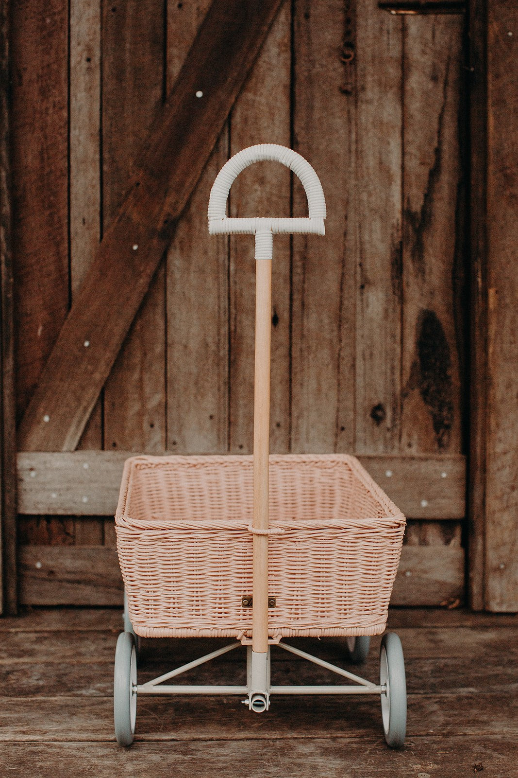 Olli Ella Rattan Wonder Wagon - Rose