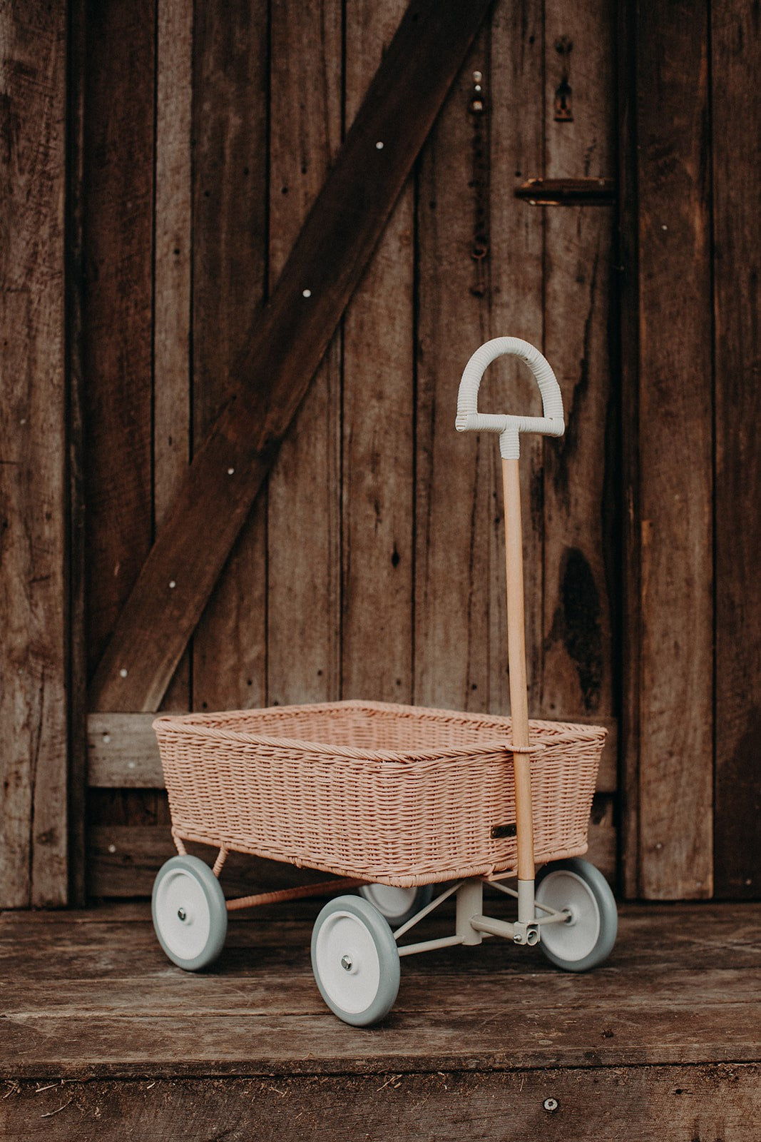 Olli Ella Rattan Wonder Wagon - Rose