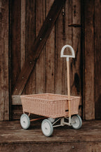 Rattan Wonder Wagon - Rose