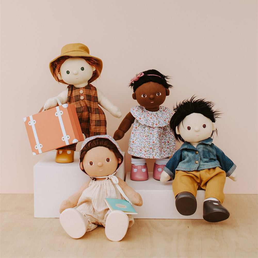 Olli Ella Dinkum Doll Travel Togs - Sage