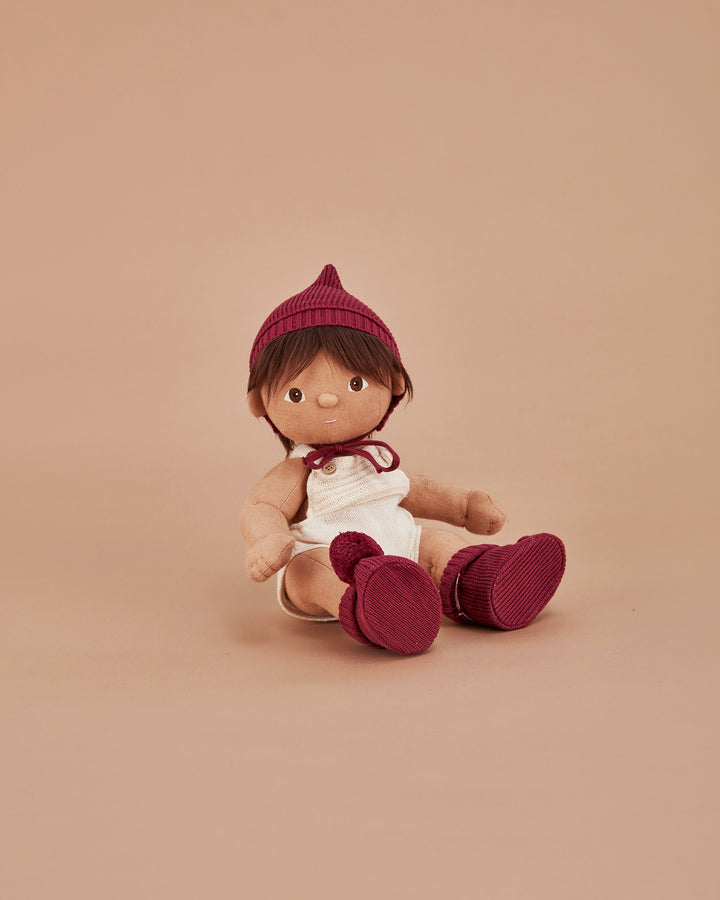 Olli Ella Dinkum Doll Knit Set - Plum