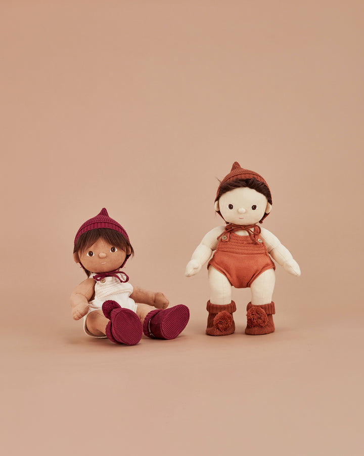 Olli Ella Dinkum Doll Knit Set - Plum