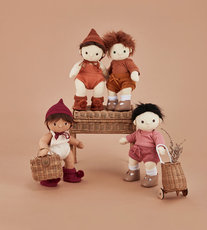 Olli Ella Dinkum Doll Knit Set - Umber