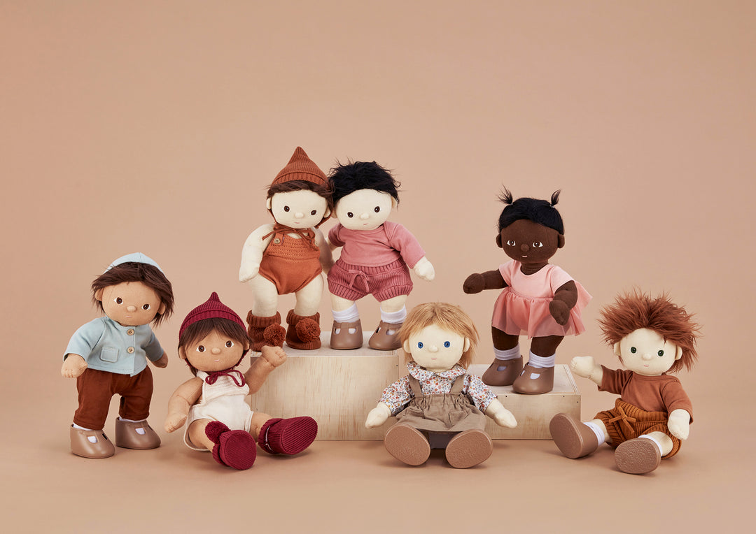Olli Ella Dinkum Doll Knit Set - Plum