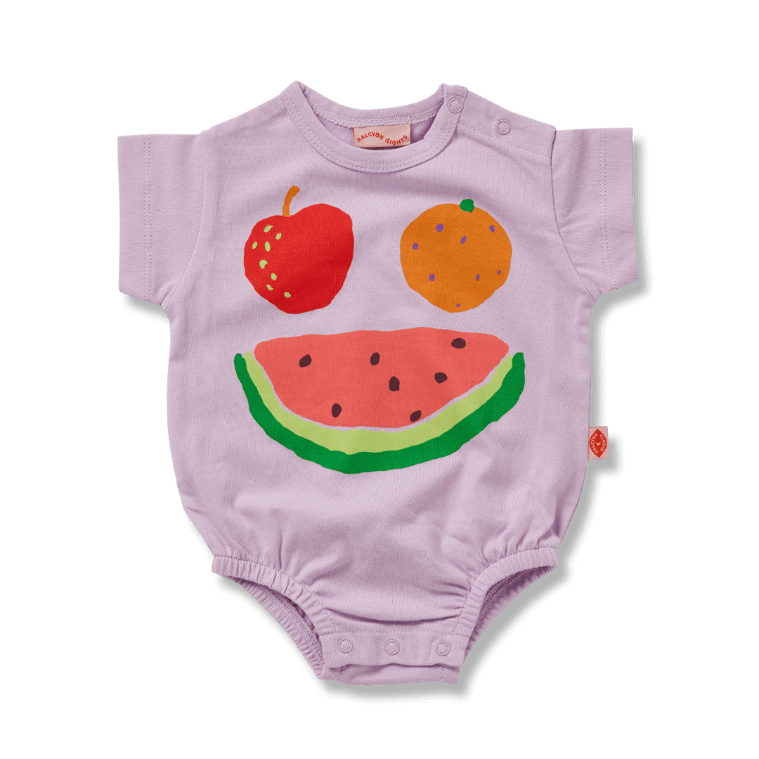 Halcyon Nights Short Sleeve Bodysuit - Eat The Rainbow