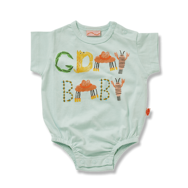 Halcyon Nights Short Sleeve Bodysuit - Gday Baby