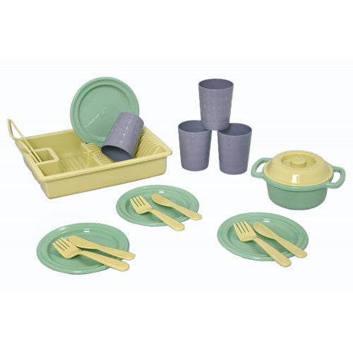 19 Piece Dinner Set with Drainer