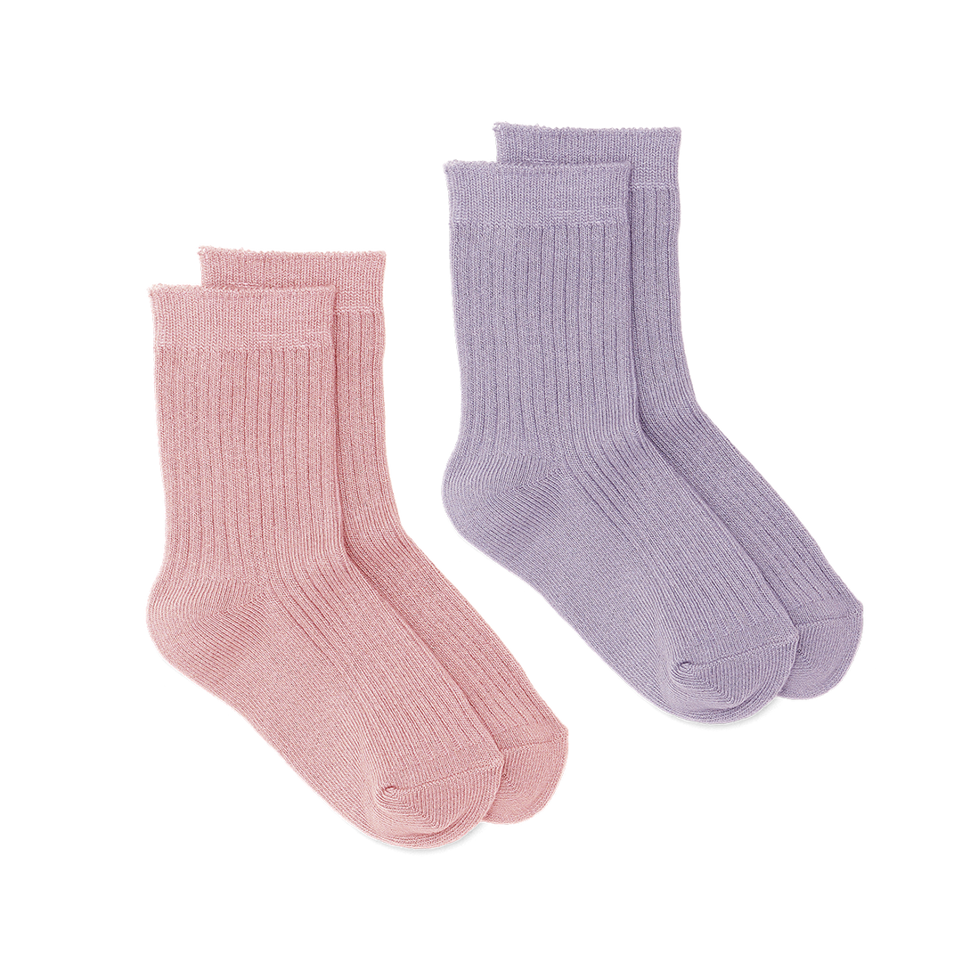 Pretty Brave 2 Pack Jordan Socks Blush Lilac Daisy and Hen