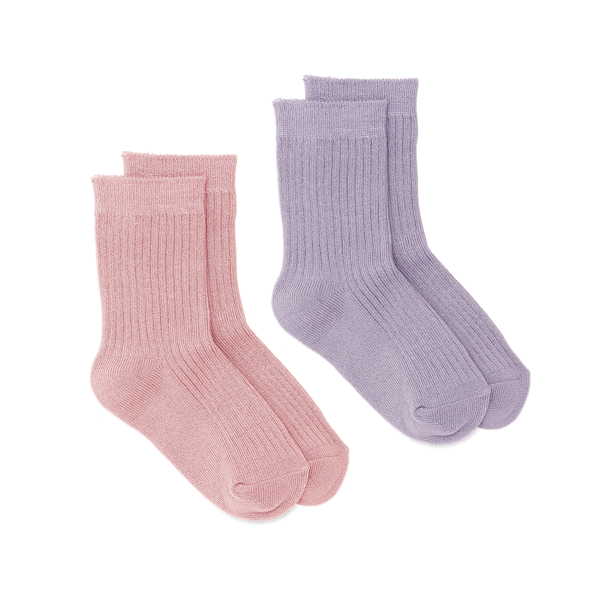 Pretty Brave 2-Pack Jordan Socks - Blush/Lilac