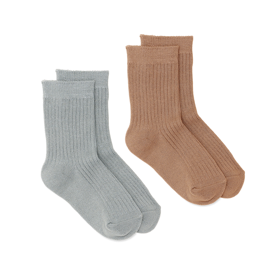 Pretty Brave 2-Pack Jordan Socks Sage/Tan