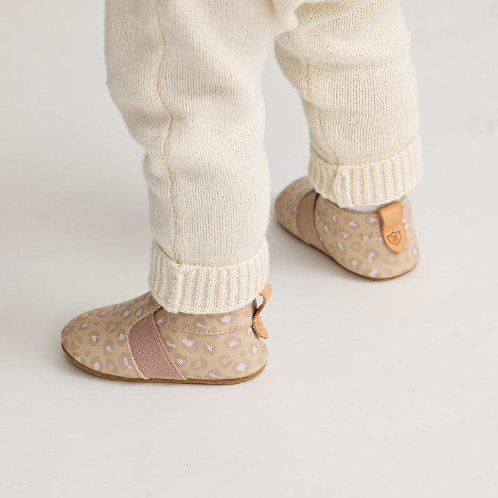 Pretty Brave Baby Slip-On - Blush Leopard