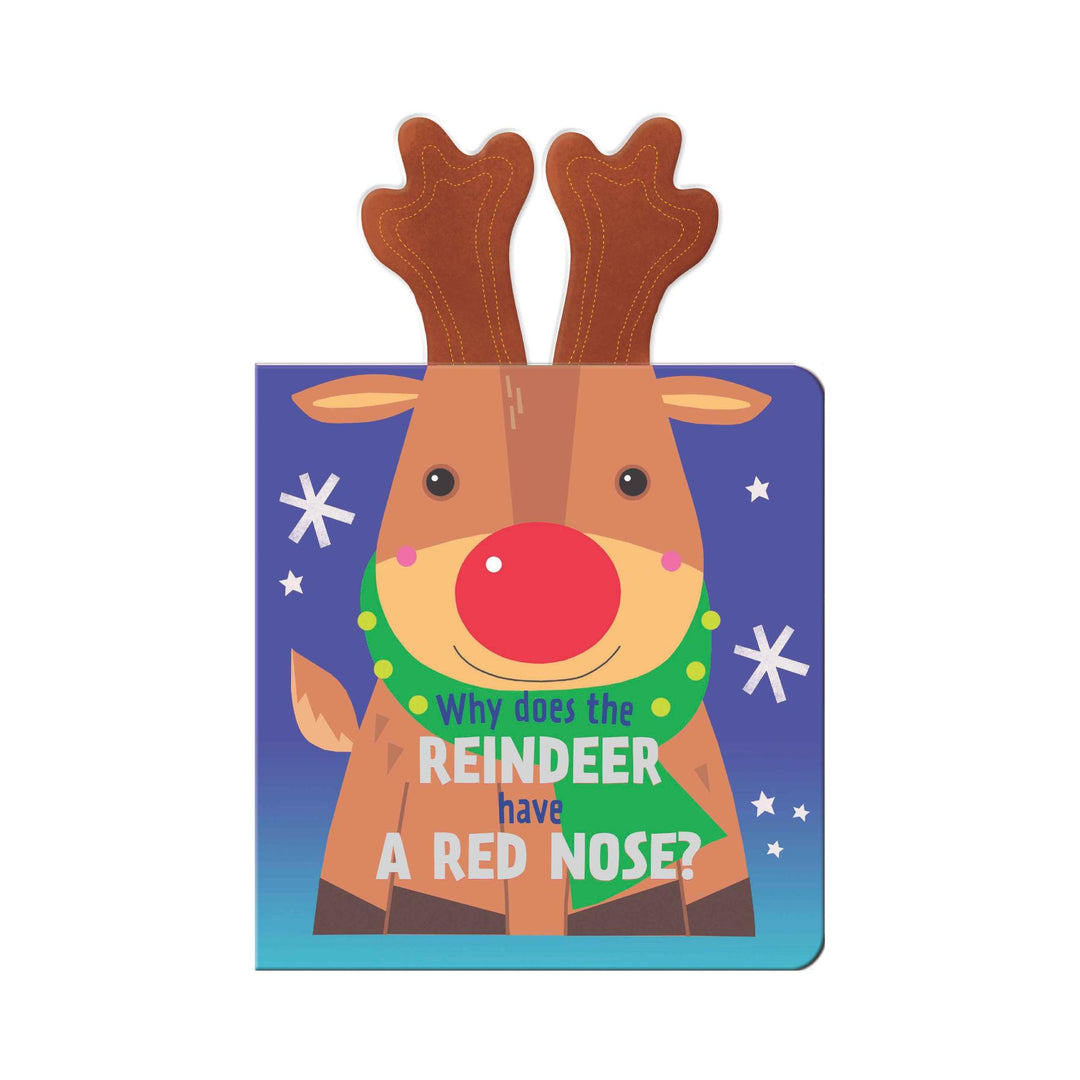 Plush Board Book - Why does the Reindeer have a Red Nose?