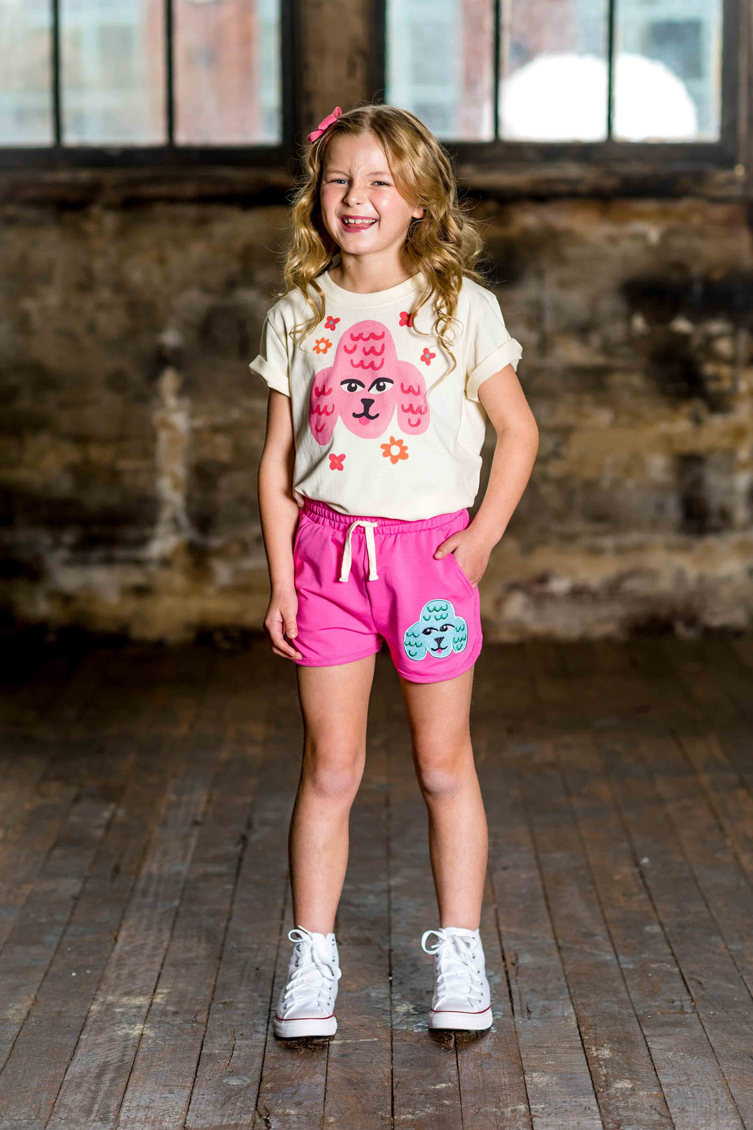 Rock Your Baby Poodles Jogger Shorts