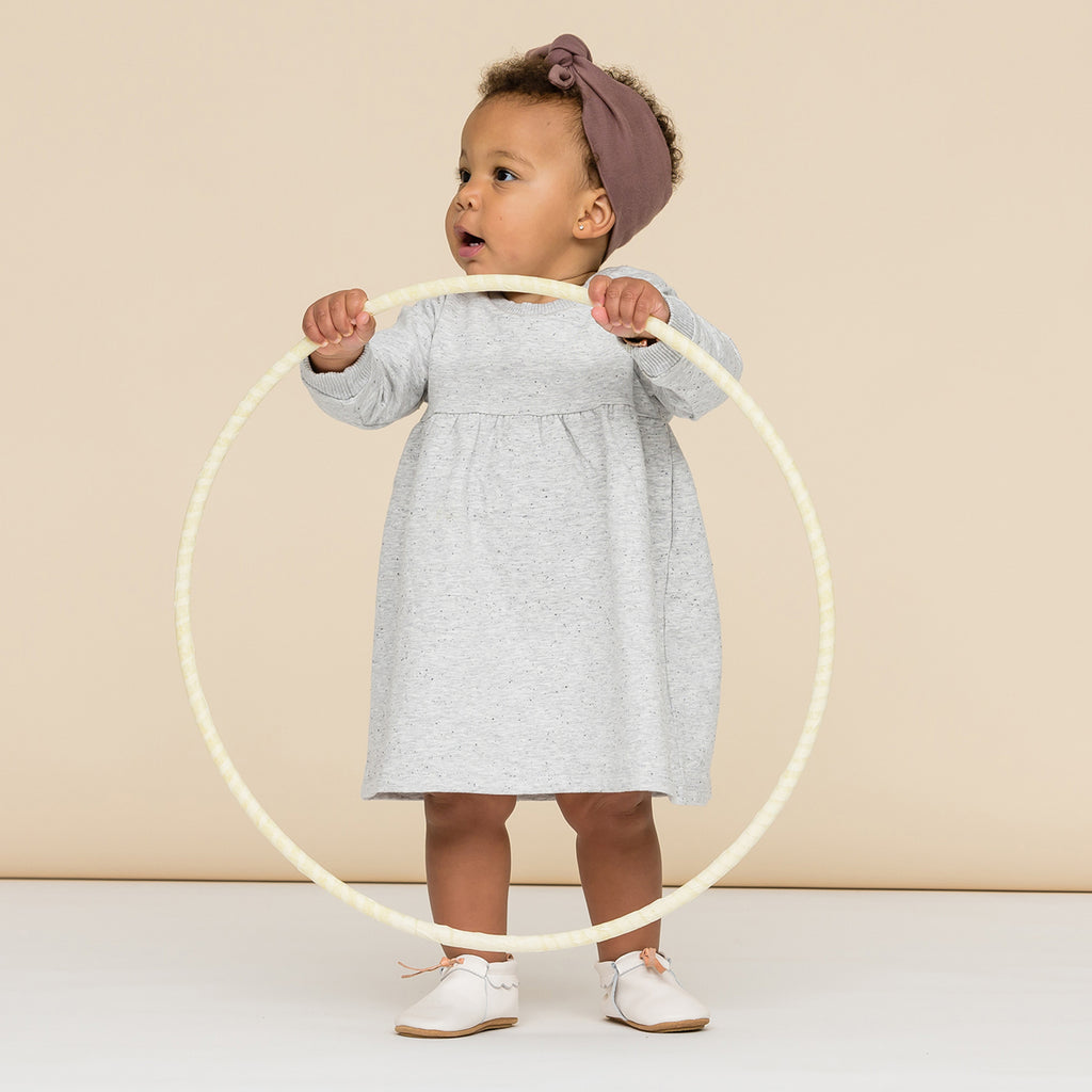 Pretty Brave Leather Baby Moccasin Shoes - Snow