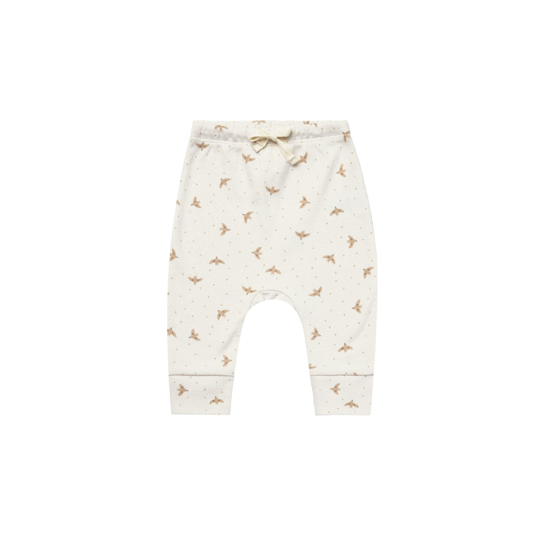 Quincy Mae Drawstring Pant - Doves