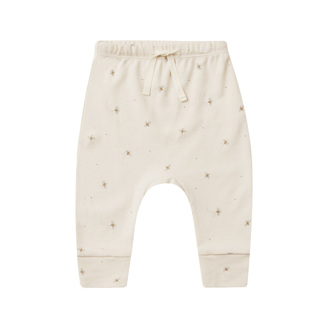 Quincy Mae Drawstring Pant - Bees