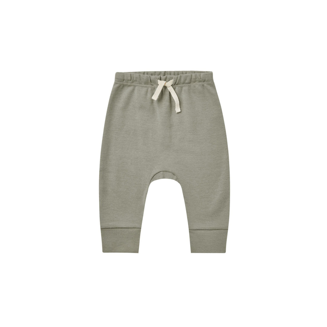 Quincy Mae Drawstring Pant - Basil