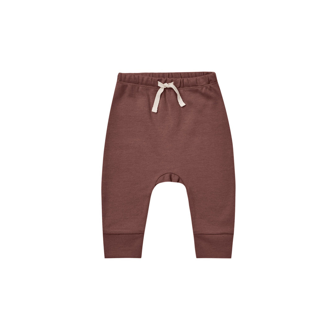 Quincy Mae Drawstring Pant - Plum