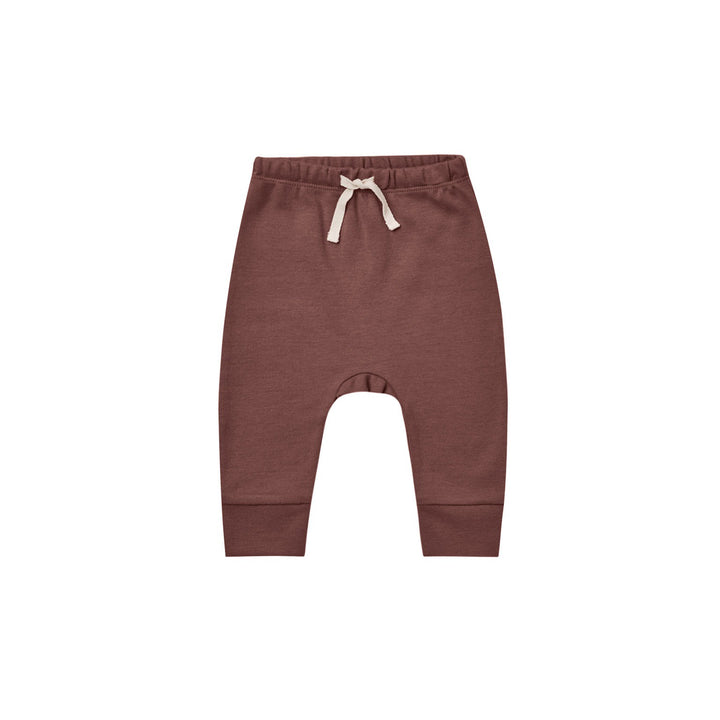 Quincy Mae Drawstring Pant - Plum