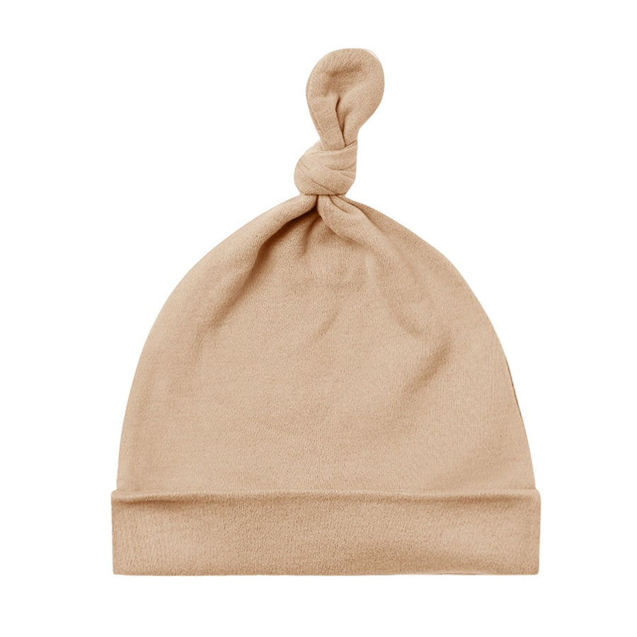 Quincy Mae Knotted Baby Hat | Apricot