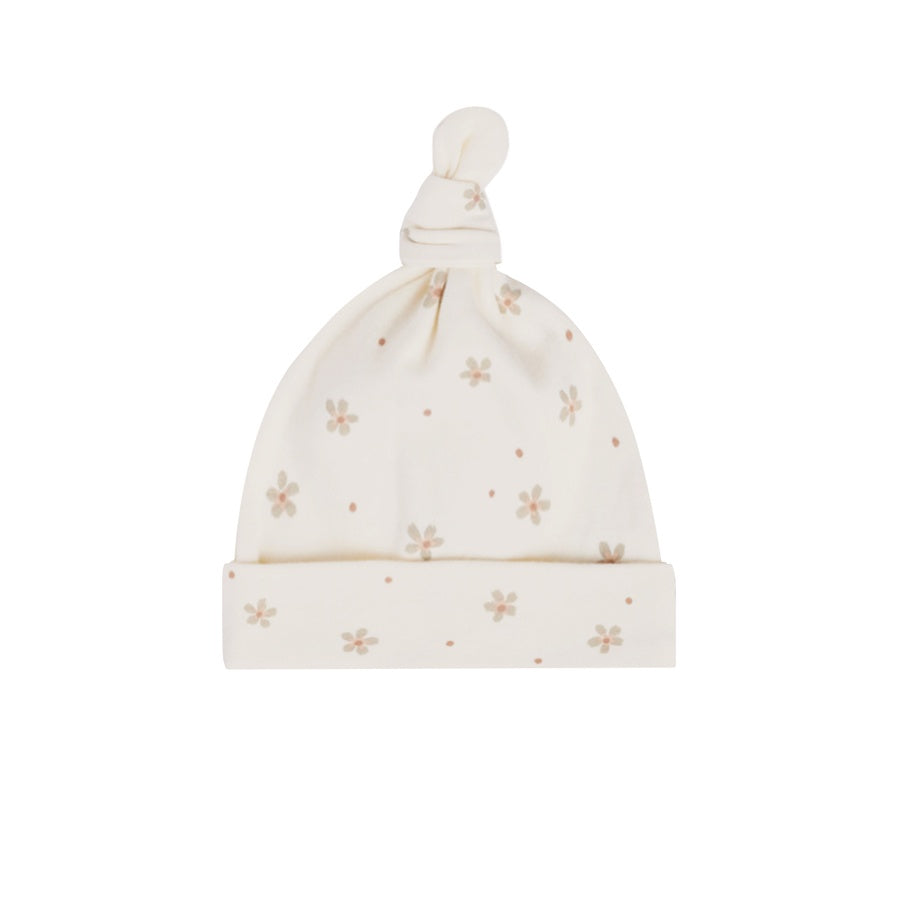Quincy Mae Knotted Baby Hat | Dotty Floral