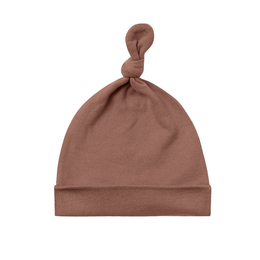 Quincy Mae Knotted Baby Hat - Pecan