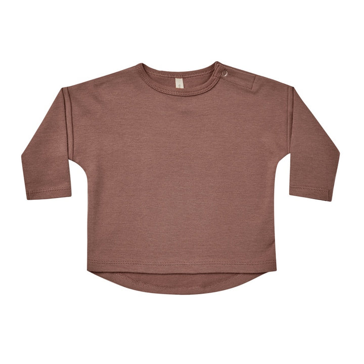 Quincy Mae Long Sleeve Tee - Pecan