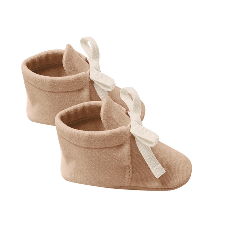 Quincy Mae Baby Booties | Apricot