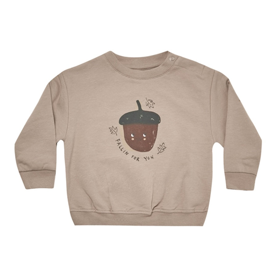 Quincy Mae Fleece Sweatshirt - Acorn
