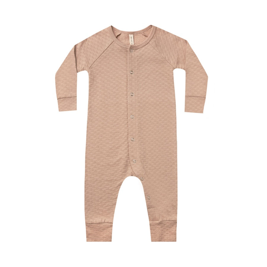 Pointelle Long John - Blush