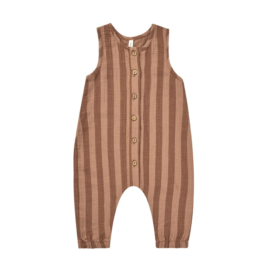 Quincy Mae Woven Jumpsuit | Retro Stripe