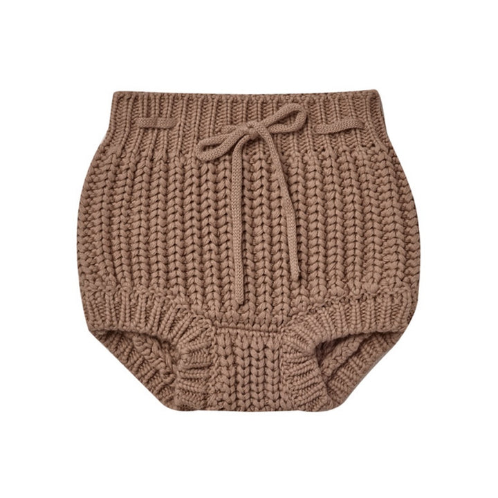 Quincy Mae Knit Tie Bloomer - Cocoa