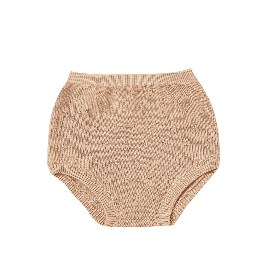 Quincy Mae Detail Knit Bloomer - Blush
