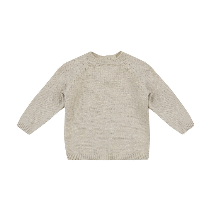 Quincy Mae Knit Sweater - Heathered Ash