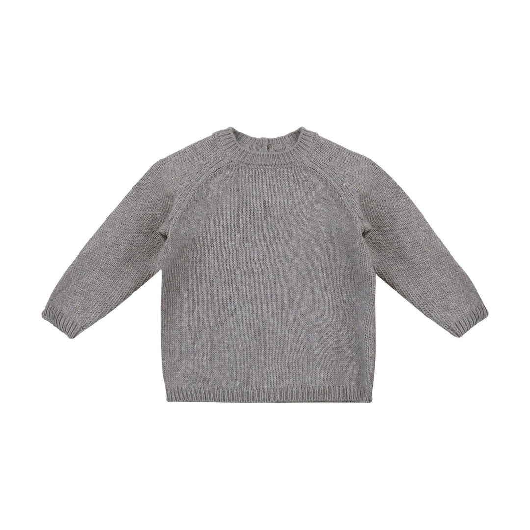 Quincy Mae Knit Sweater - Heathered Lagoon