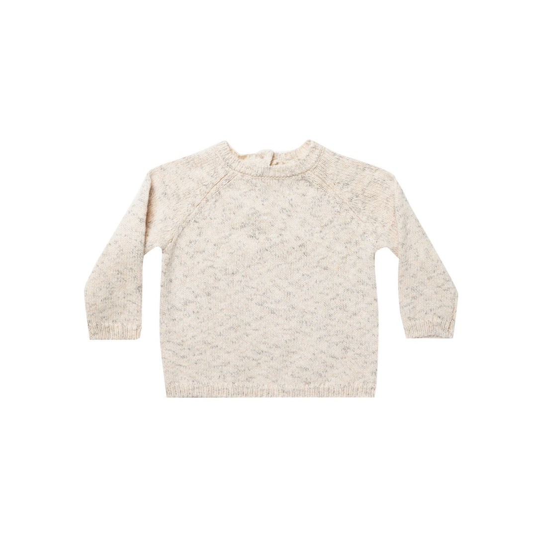 Quincy Mae Speckled Knit Sweater - Natural