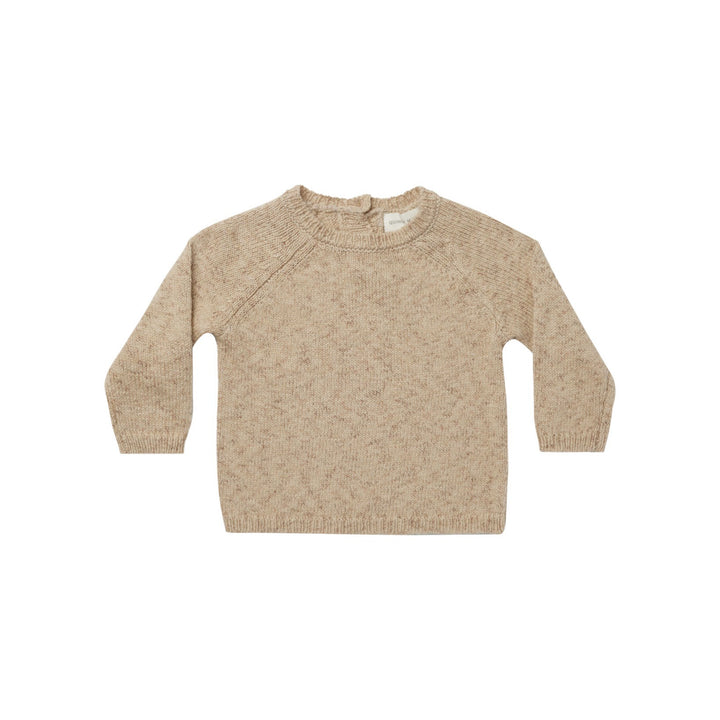 Quincy Mae Speckled Knit Sweater - Latte