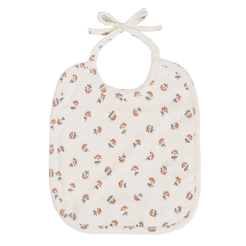 Quincy Mae Woven Tie Bib | Daisy