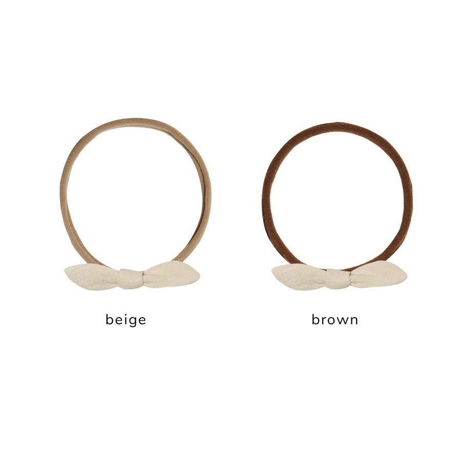 Quincy Mae Little Knot Headband | Natural