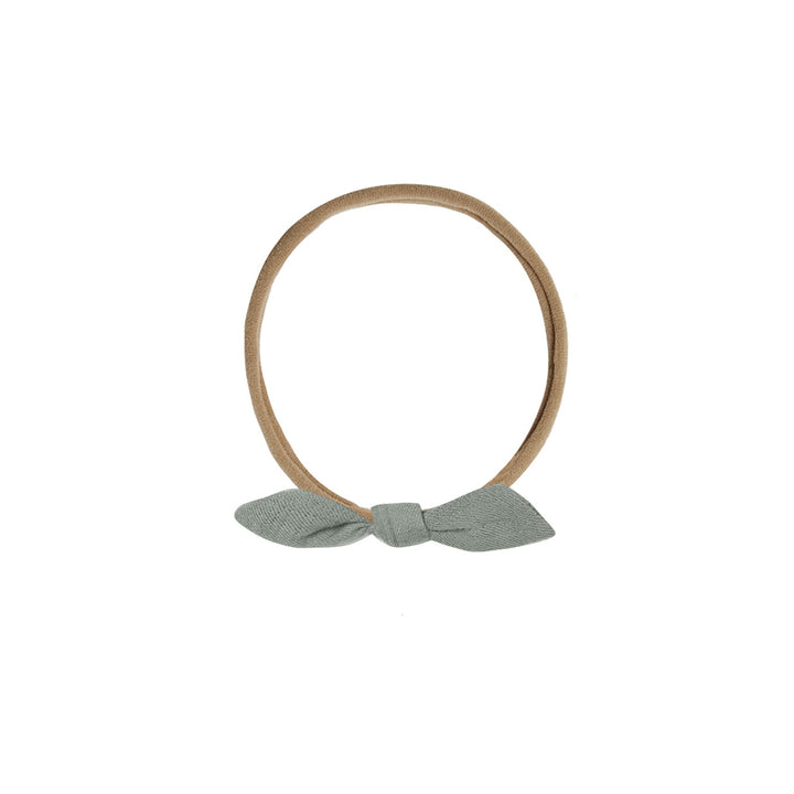 Quincy Mae Little Knot Headband | Sea Green - Brown
