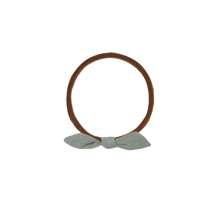 Quincy Mae Little Knot Headband | Sea Green - Brown
