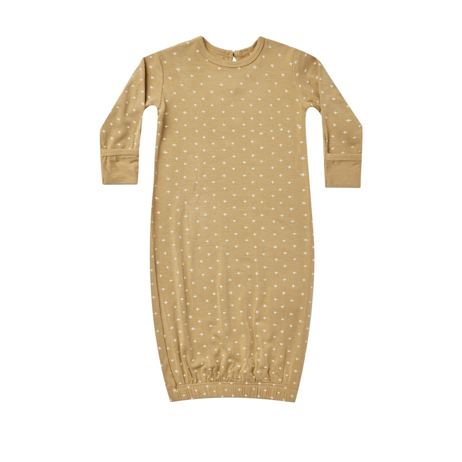 Quincy Mae Bamboo Baby Gown - Plus