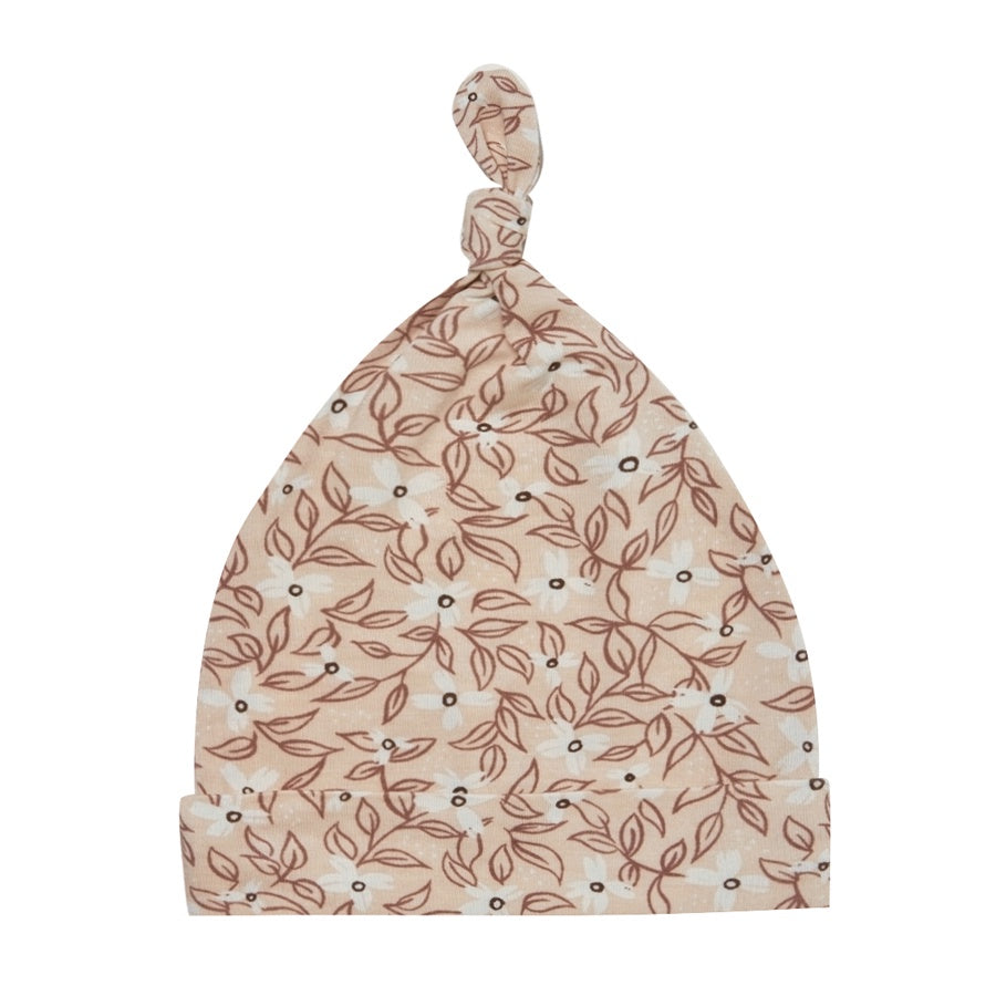 Quincy Mae Bamboo Knotted Baby Hat - Blossom